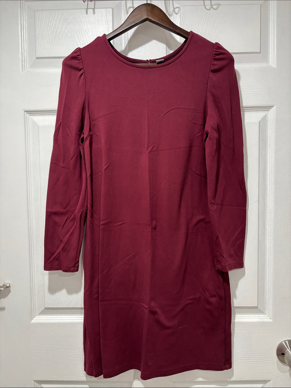 Old Navy Long Sleeve Sheath Dress in Wine